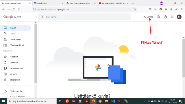 Googledrive ohjeet