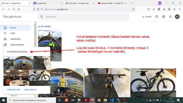 Googledrive ohjeet