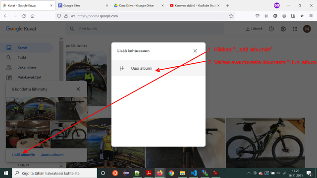 Googledrive ohjeet