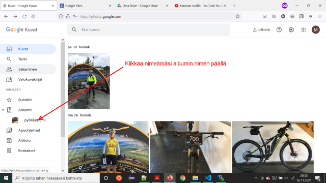 Googledrive ohjeet
